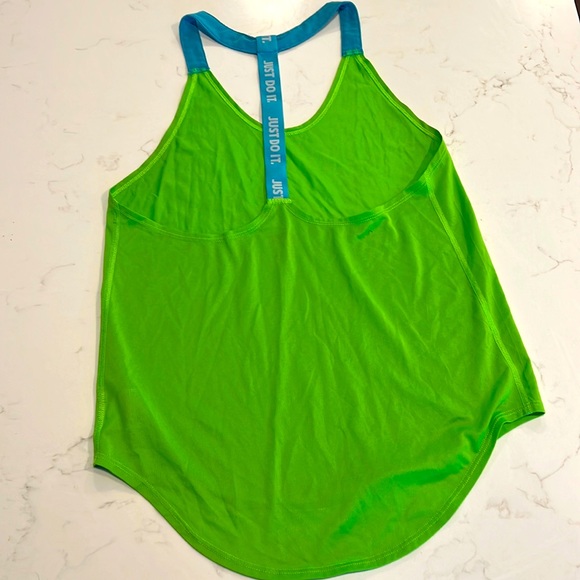 3/$25 - NIKE tank green and blue racer back tank - Picture 2 of 4